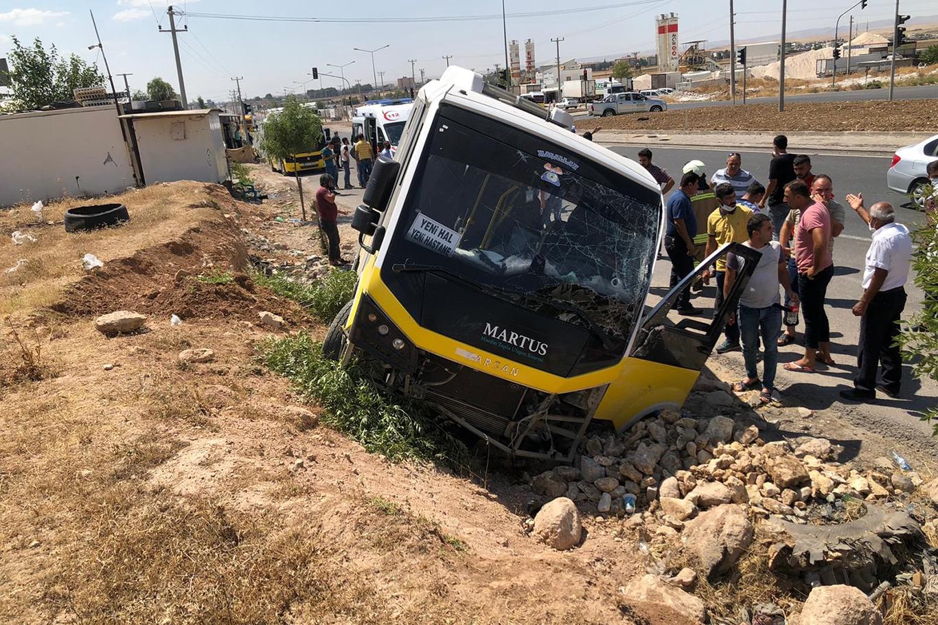 Nusaybin’de trafik kazası: Bir yaralı